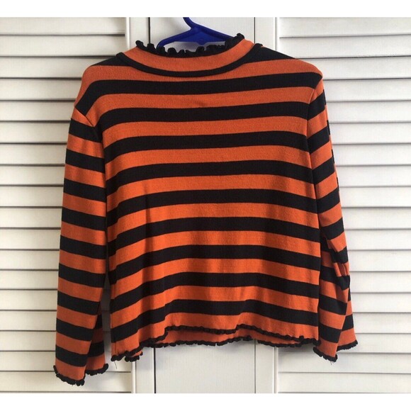 Hanna Andersson Size 100 4 Halloween Striped Top - Picture 4 of 5